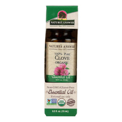 Nature's Answer - Clove Organic Essential Oil, 0.5 OZ