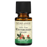 Nature's Answer - 100% Pure Wintergreen, Organic Essential Oil, 0.5 OZ