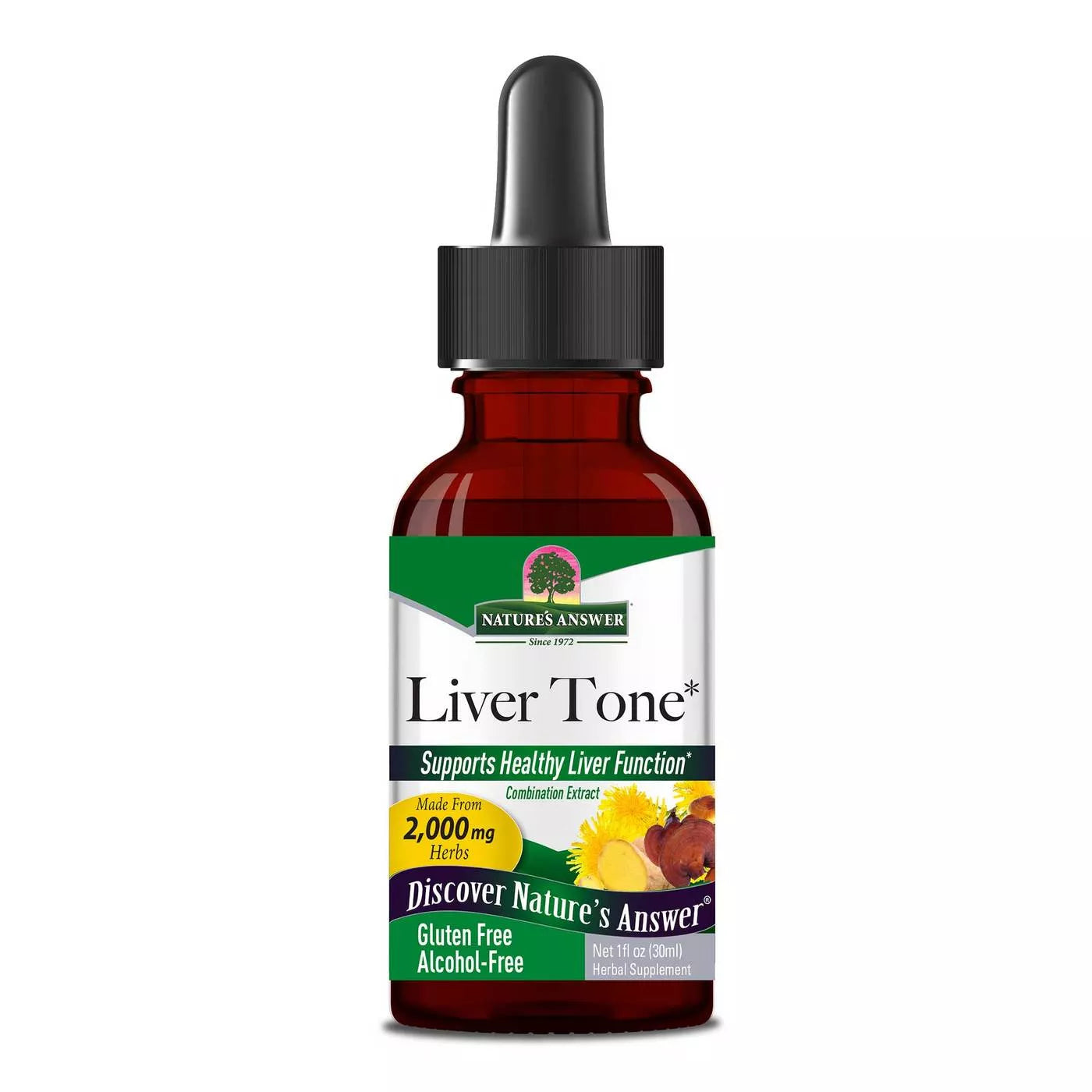 Nature's Answer - Liver Tone, Alcohol-Free, 1 OZ