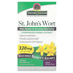 Nature's Answer - St. John's Wort, 60 Vegetarian Capsules