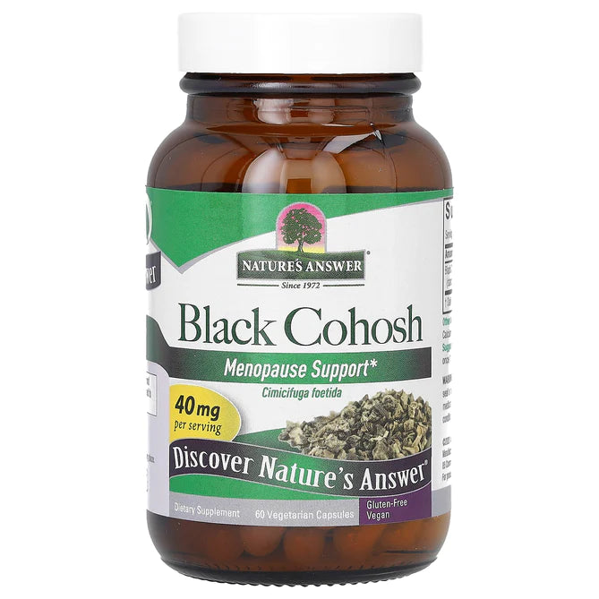 Nature's Answer - Black Cohosh, 60 Vegetarian Capsules