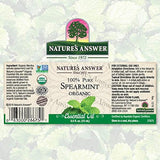 Nature's Answer - 100% Pure, Spearmint Organic Essential Oil, , 0.5 fl oz