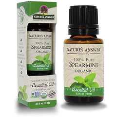 Nature's Answer - 100% Pure, Spearmint Organic Essential Oil, , 0.5 fl oz