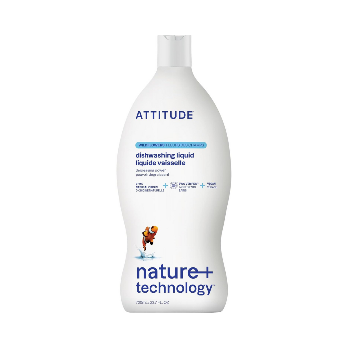 Attitude, Dishwashing Liquid Wildflowers, 23 Fl Oz