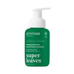 Attitude, Foaming Hand Soap Green Apple & Basil, 10 Fl Oz