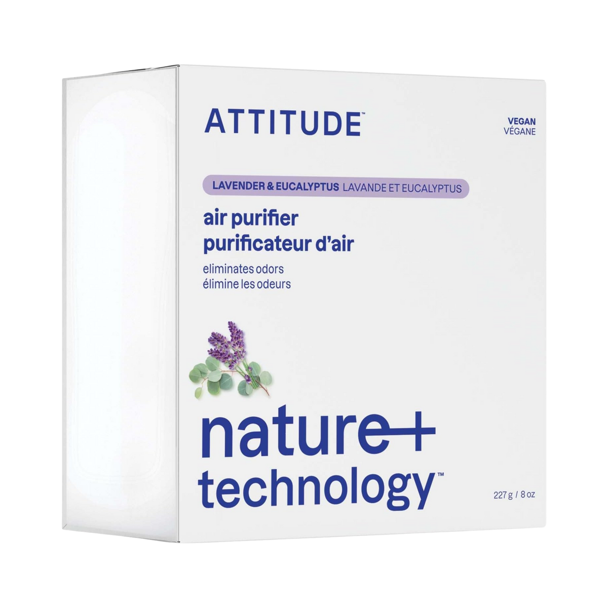 Attitude, Natural Air Purifier Lavender Eucalyptus, 8 Oz