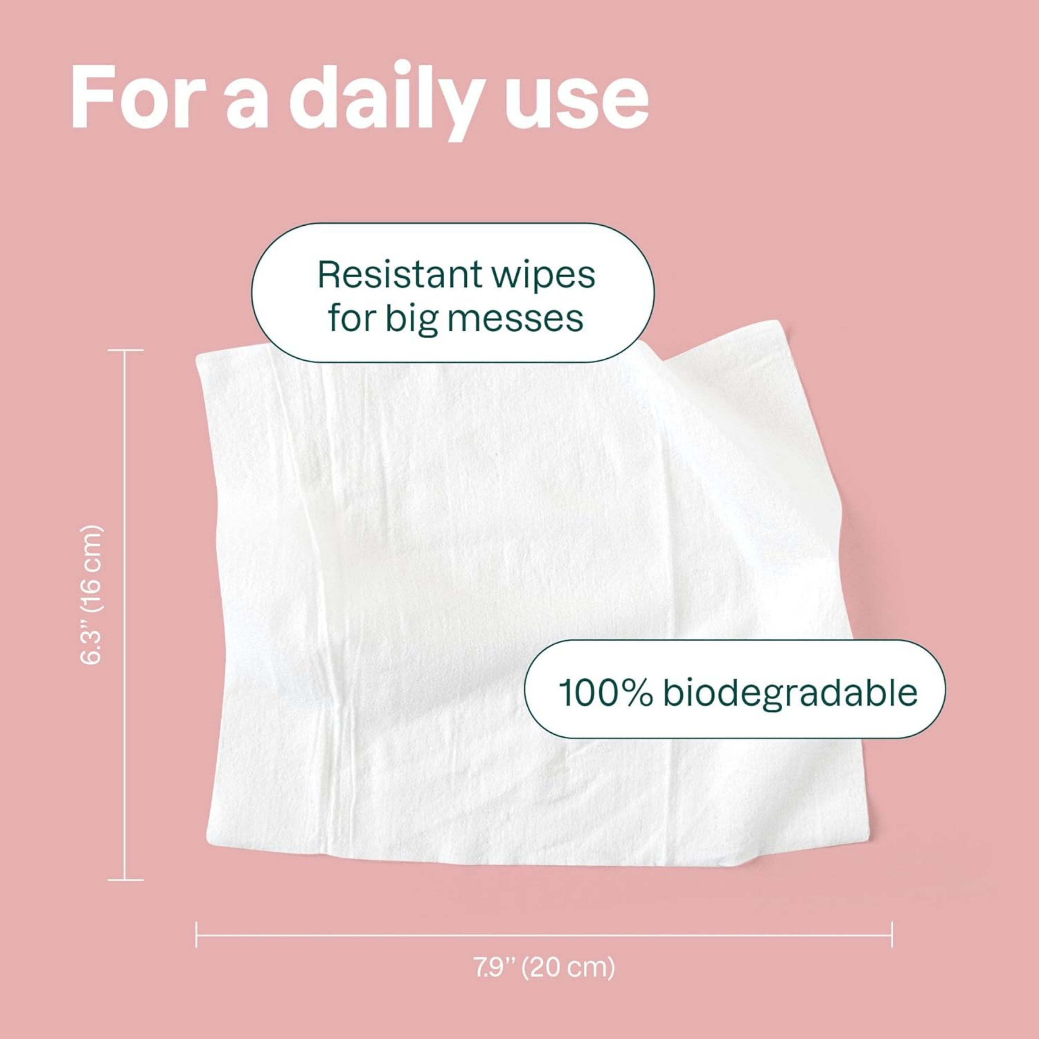 Attitude, Eco Baby Wipes, 72 Counts