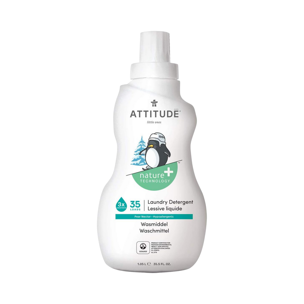 Attitude, Little Ones Laundry Detergent for Baby 35 Loads Pear Nectar