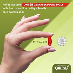 Deva, Vegan Omega-3 DHA-EPA, 500 mg, 60 Vegan Softgels