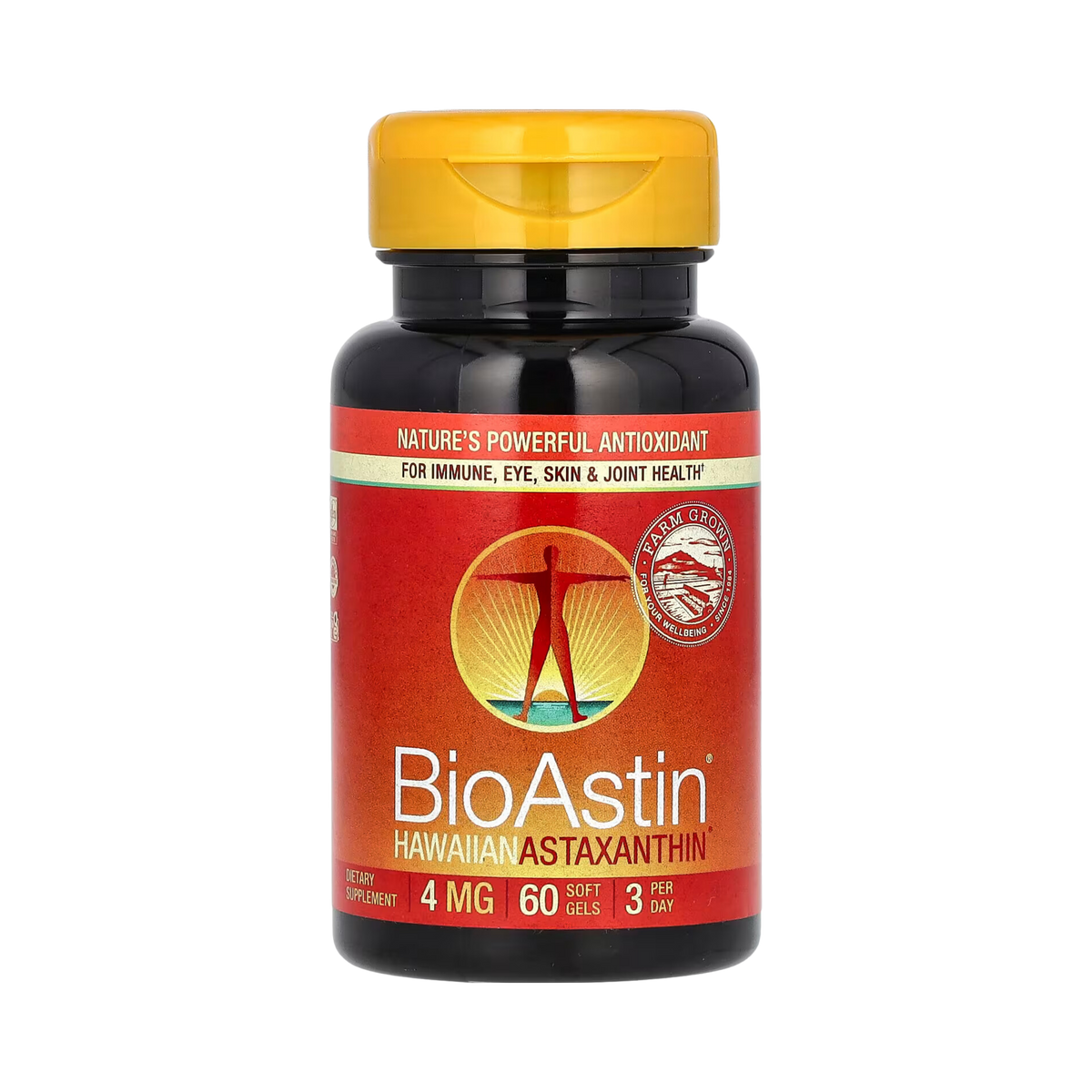 Nutrex Hawaii, BioAstin, Hawaiian Astaxanthin, 12 Mg, 60 Softgels