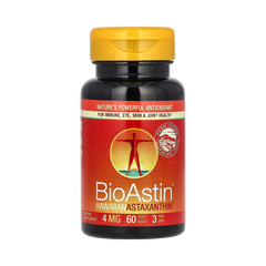 Nutrex Hawaii, BioAstin, Hawaiian Astaxanthin, 12 Mg, 60 Softgels