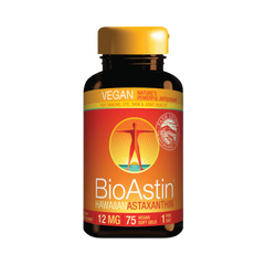 Nutrex Hawaii, Vegan BioAstin Hawaiian Astaxanthin, 2 Mg, 75 Softgels