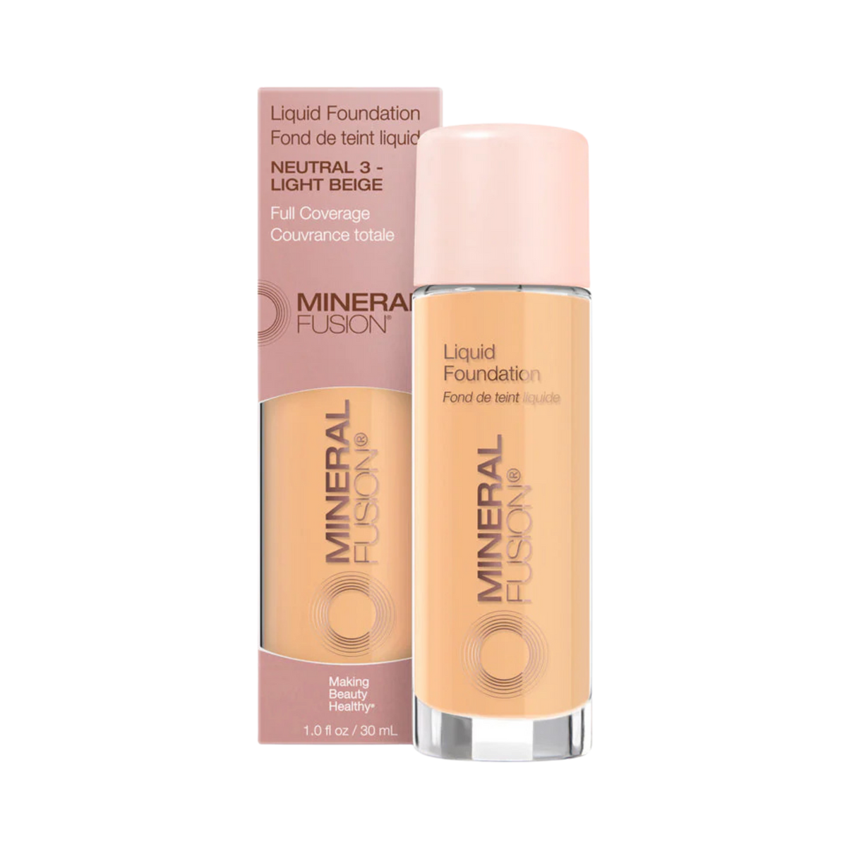 Mineral Fusion, Liquid Foundation, Neutral 3