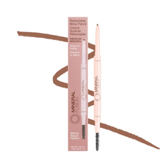 Mineral Fusion, Retractable Brow Pencil, Medium Brown