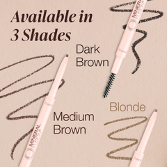 Mineral Fusion, Retractable Brow Pencil, Medium Brown