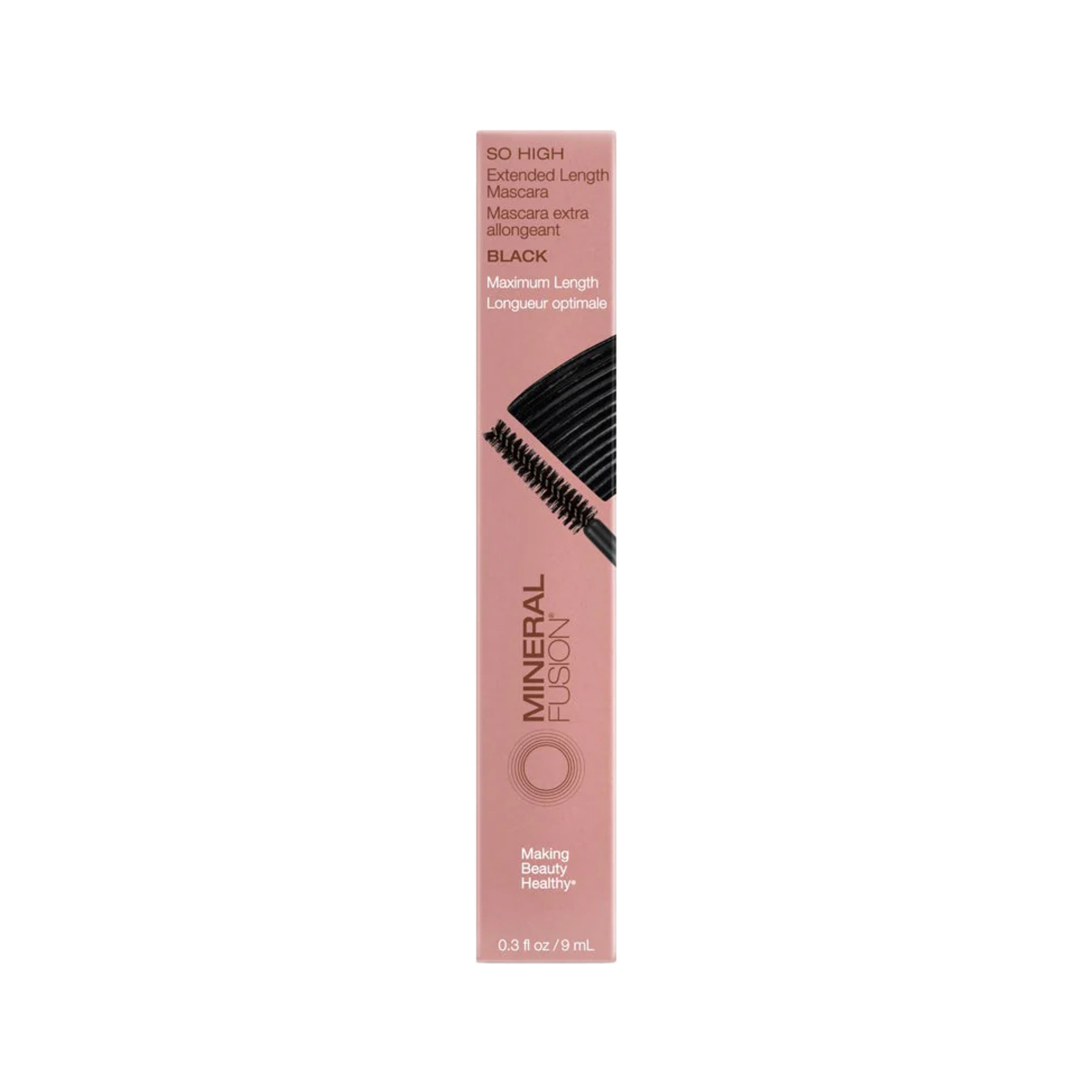 Mineral Fusion, SO High Extended Length, Mascara Black