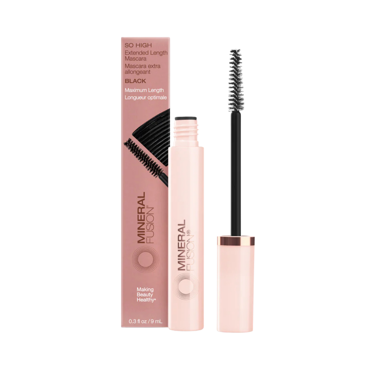 Mineral Fusion, SO High Extended Length, Mascara Black