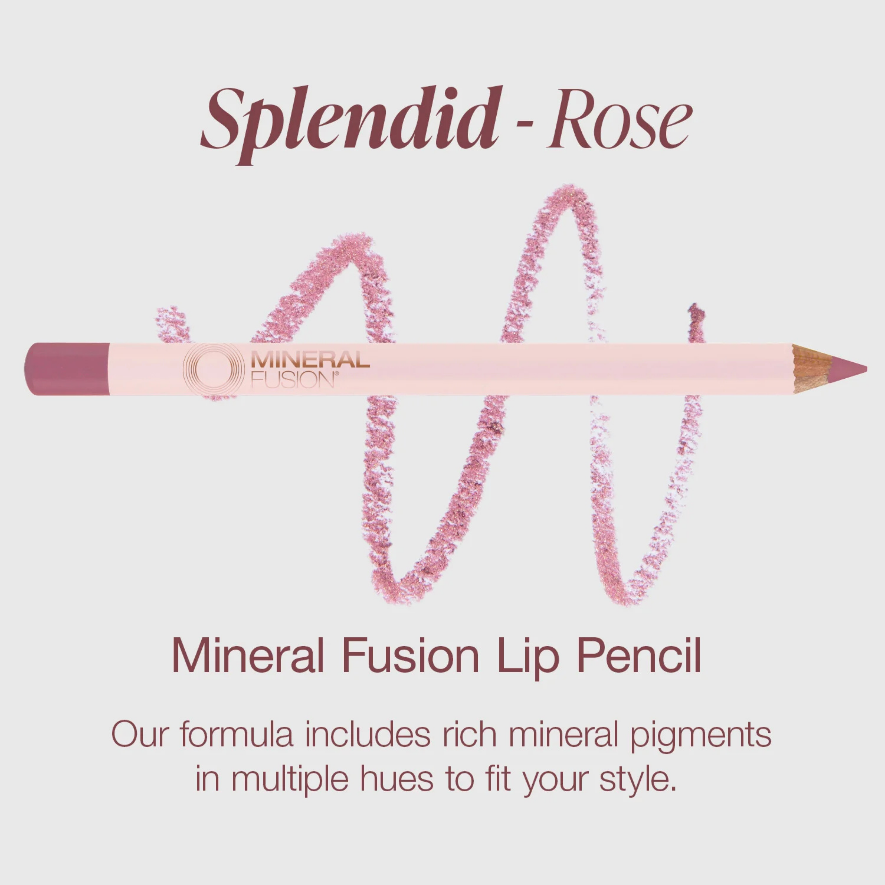 Mineral Fusion, Lip Pencil, Splendid