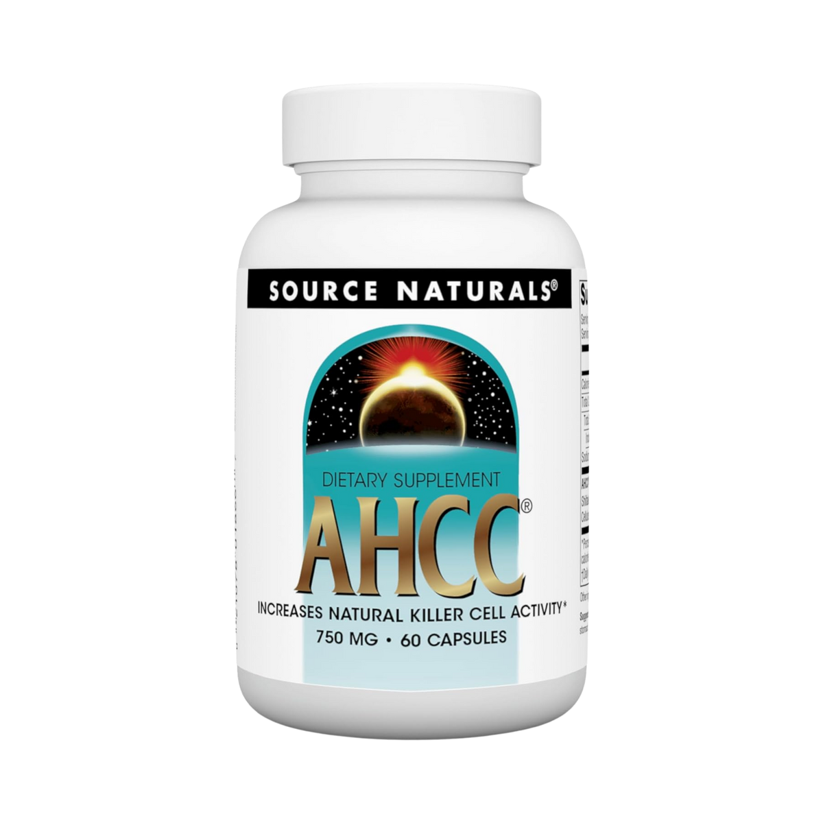 Source Naturals, AHCC®, 750mg, 60 Capsules