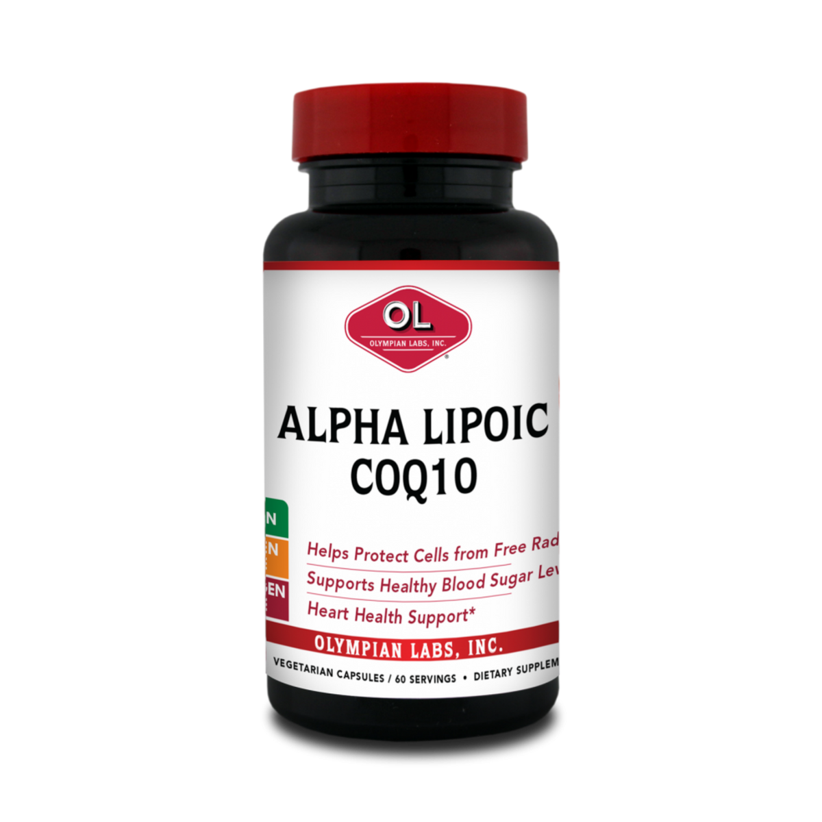 Olympian Labs, Alpha Lipoic COQ10, 60 Capsules