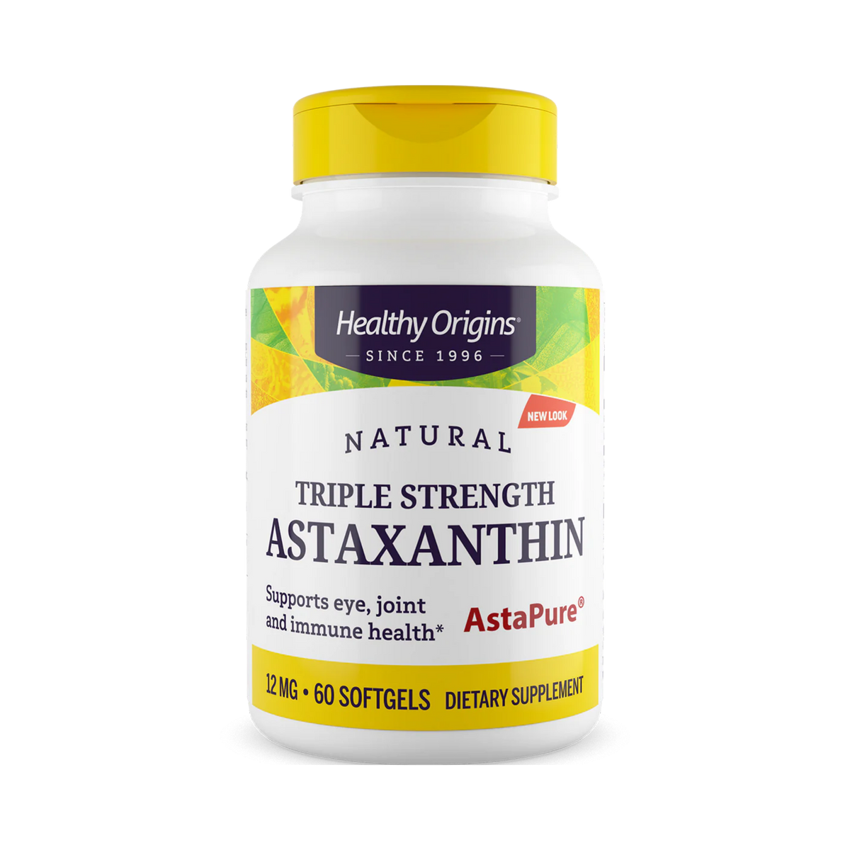 Healthy Origins, Astaxanthin Complex, Triple Strength, 12 Mg, 60 Softgels