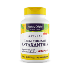 Healthy Origins, Astaxanthin Complex, Triple Strength, 12 Mg, 60 Softgels