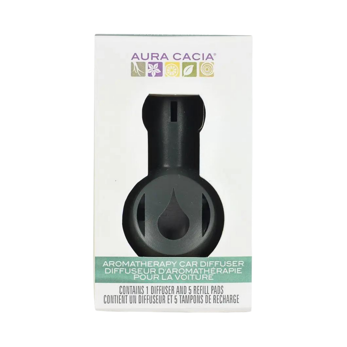 Aura Cacia, Aromatherapy Car Diffuser, 1 unit