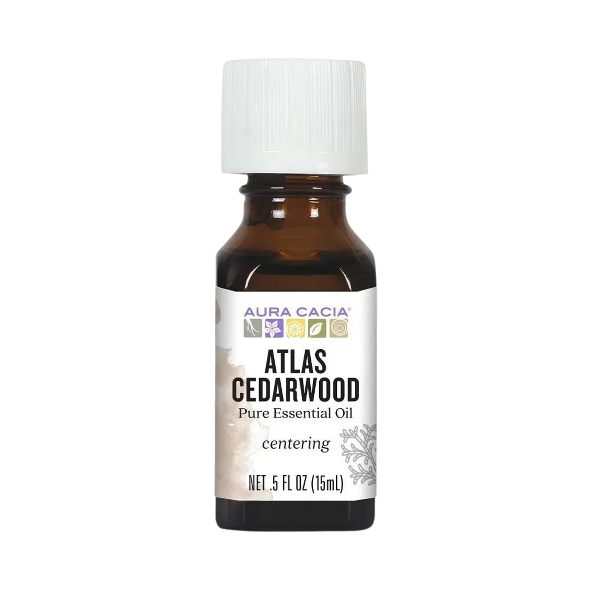 Aura Cacia, Essential Oil, Atlas Cedarwood, 0.5 Oz