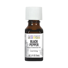 Aura Cacia, Essential Oil, Black Pepper, 0.5 Oz