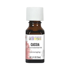 Aura Cacia, Cassia Essential Oil, Cinnamon, 0.5 Oz