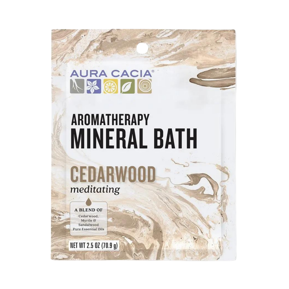 Aura Cacia, Mineral Bath, Cedarwood, 2.5 Oz