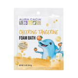 Aura Cacia, Cheering Tangerine and Sweet Orange Kids Foam Bath, 2.5 Oz