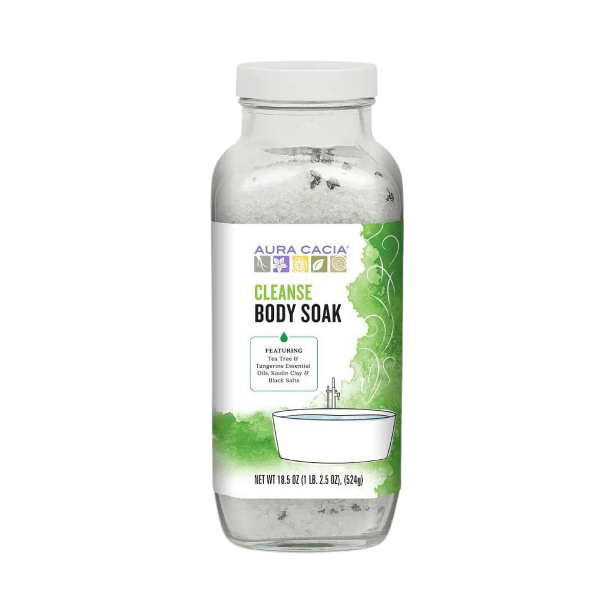 Aura Cacia, Body Soak, Cleanse, 18.5 Oz