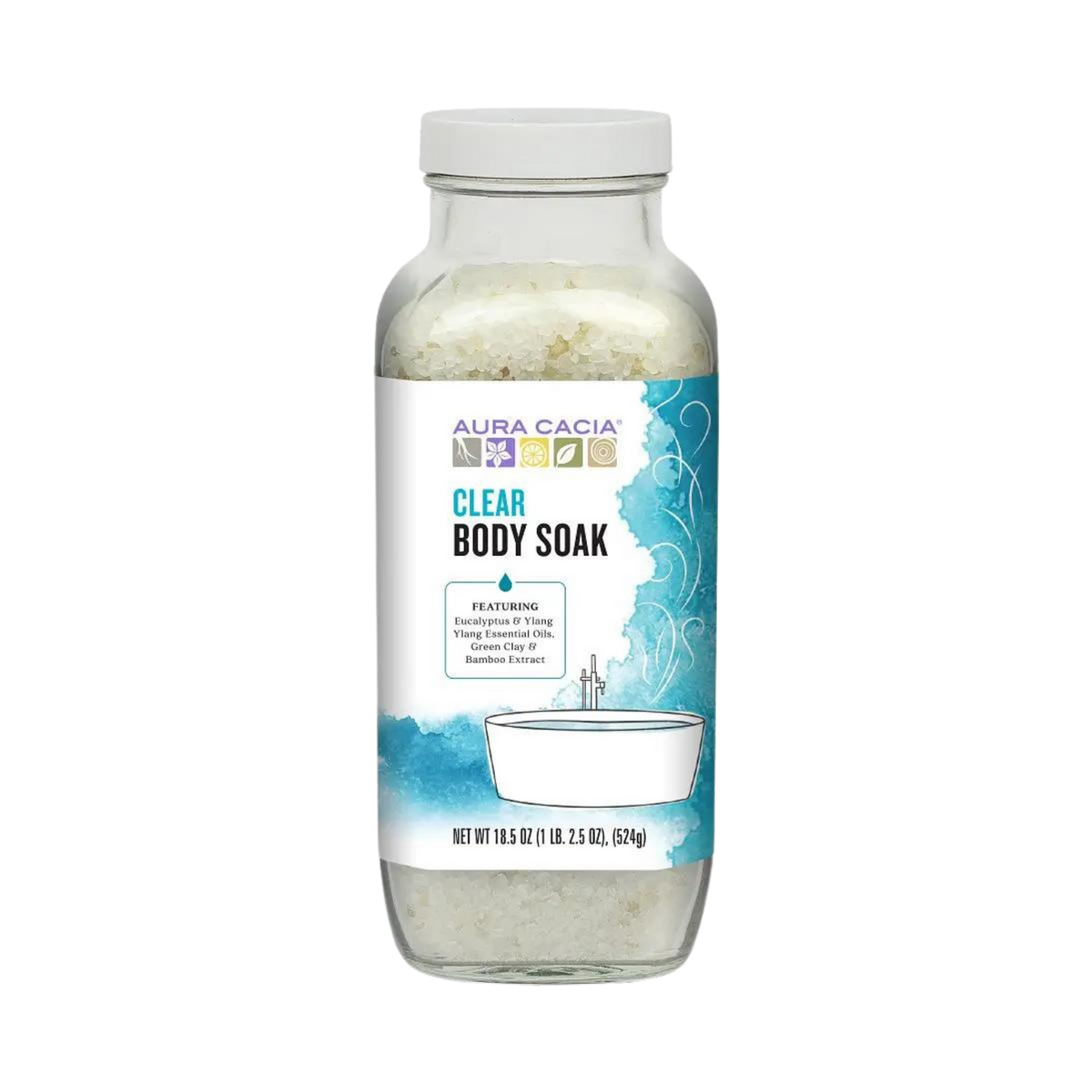 Aura Cacia, Body Soak, Clear, 18.5 Oz