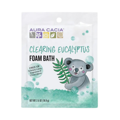 Aura Cacia, Clearing Eucalyptus Kids Foam Bath, 2.5 Oz