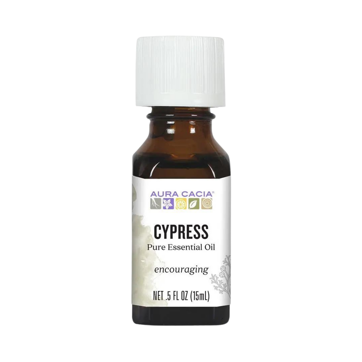 Aura Cacia, Cypress Essential Oil, 0.5 Oz