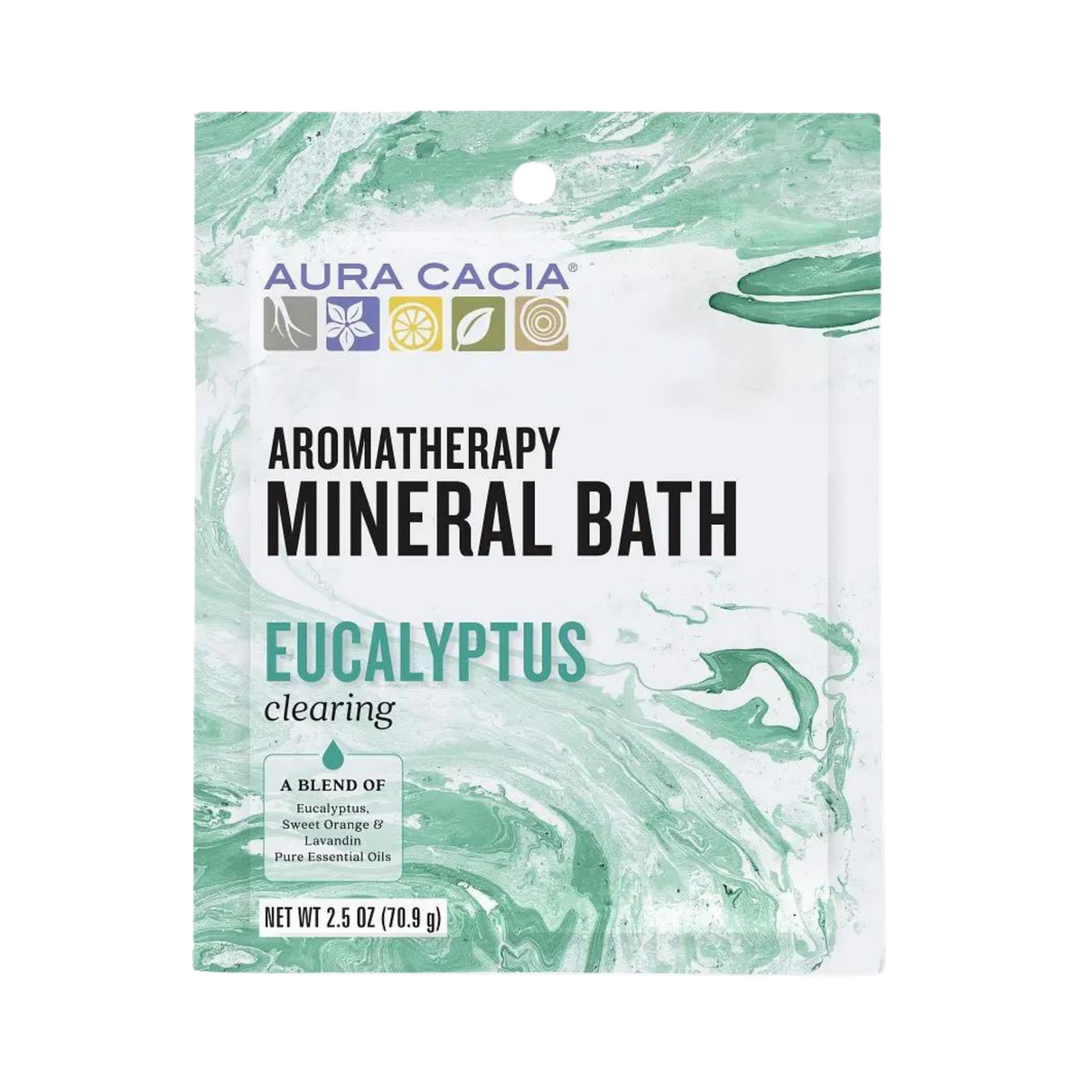 Aura Cacia, Eucalyptus Mineral Bath 2.5 Oz