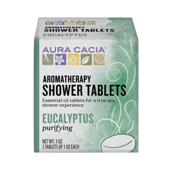 Aura Cacia, Shower Tablets, Purifying Eucalyptus, 3 Oz