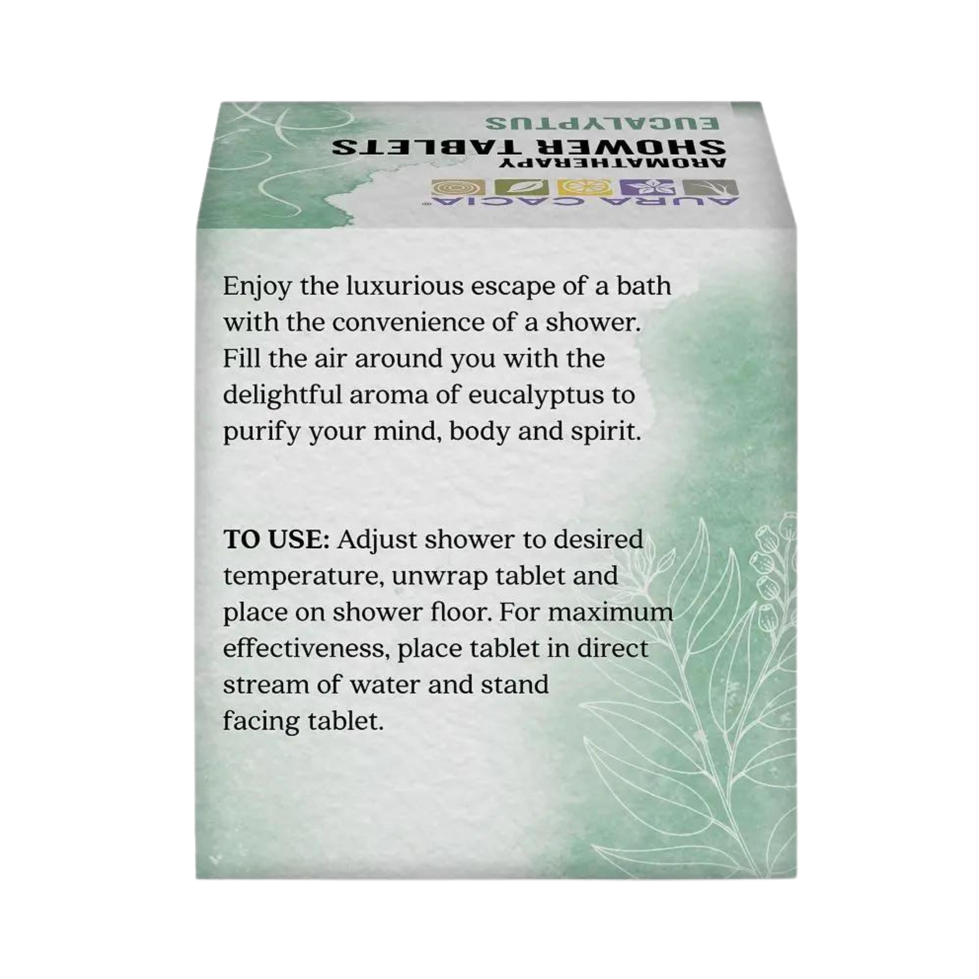 Aura Cacia, Shower Tablets, Purifying Eucalyptus, 3 Oz