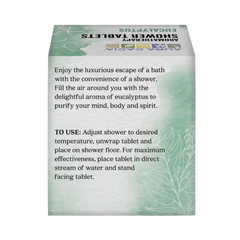 Aura Cacia, Shower Tablets, Purifying Eucalyptus, 3 Oz