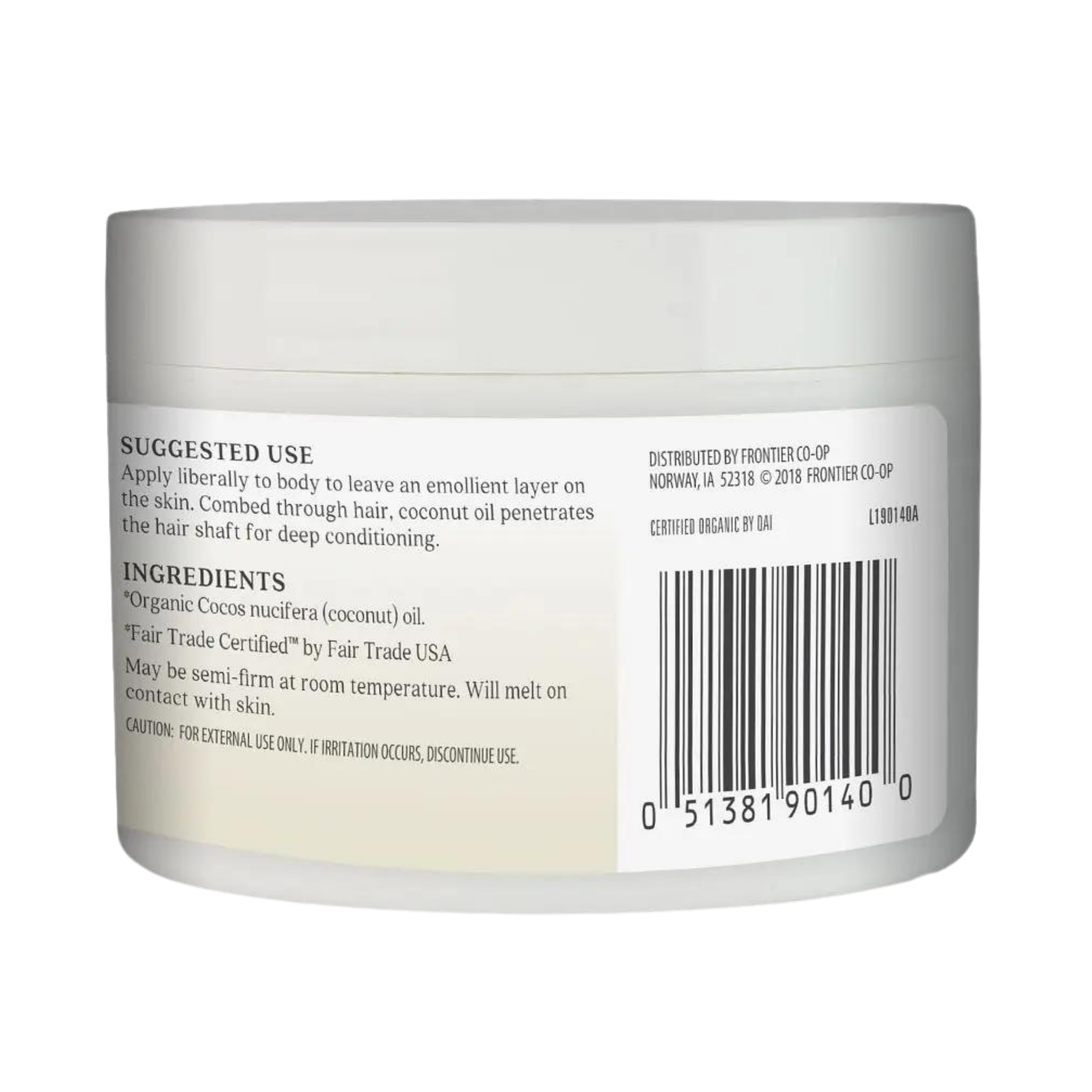 Aura Cacia, Organic Unrefined Coconut Oil, 6.25 Oz