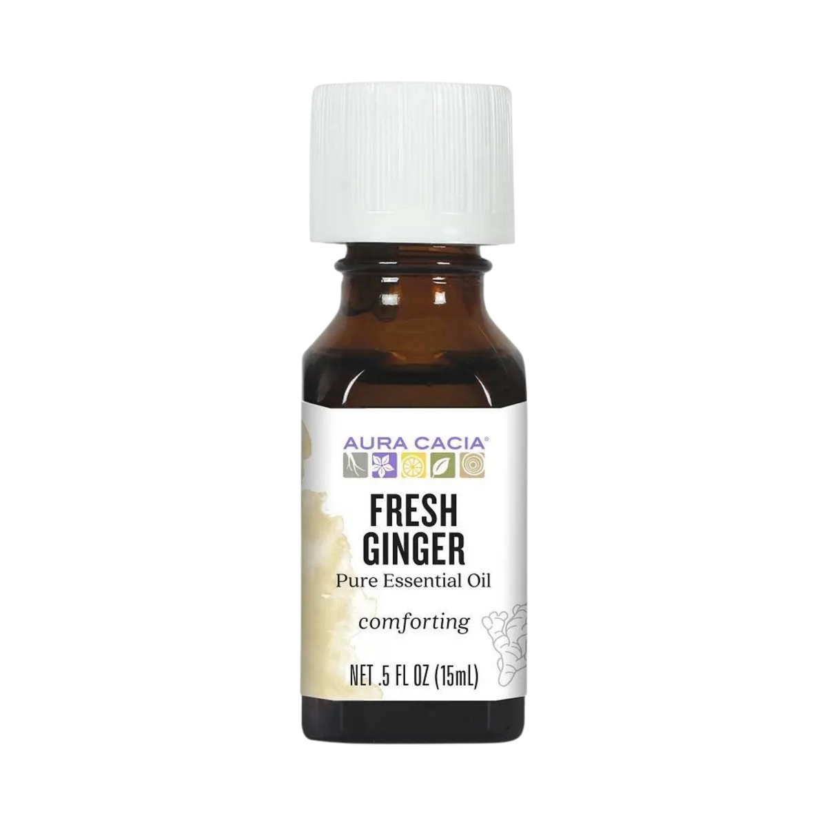 Aura Cacia, Essential Oil, Fresh Ginger, 0.5 Oz