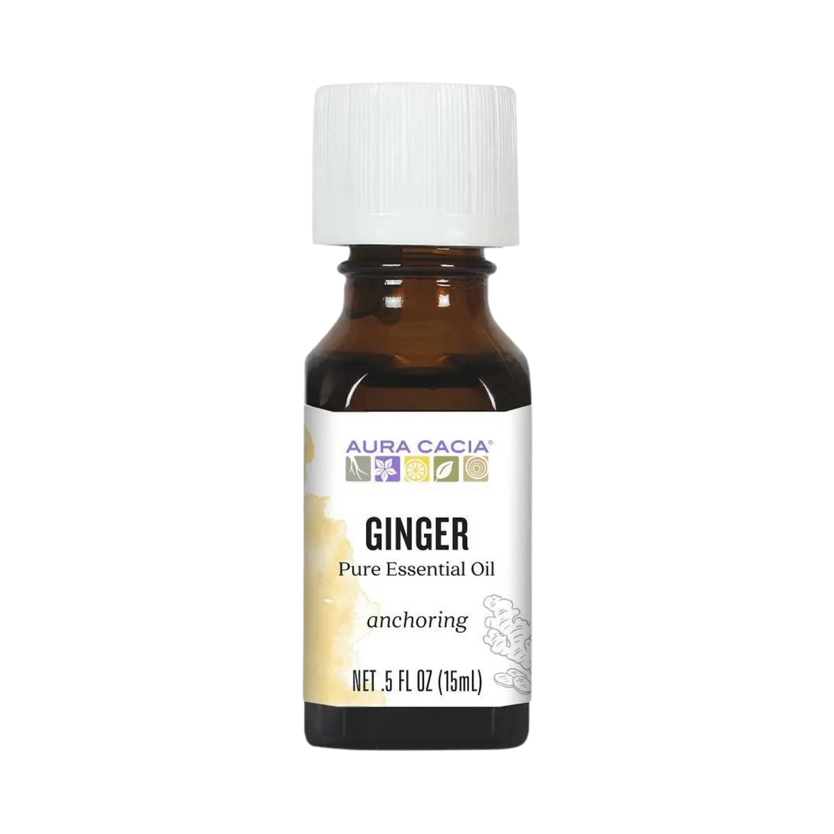 Aura Cacia, Ginger Essential Oil , 0.5 Oz