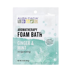 Aura Cacia, Foam Bath, Ginger & Mint, 2.5 Oz