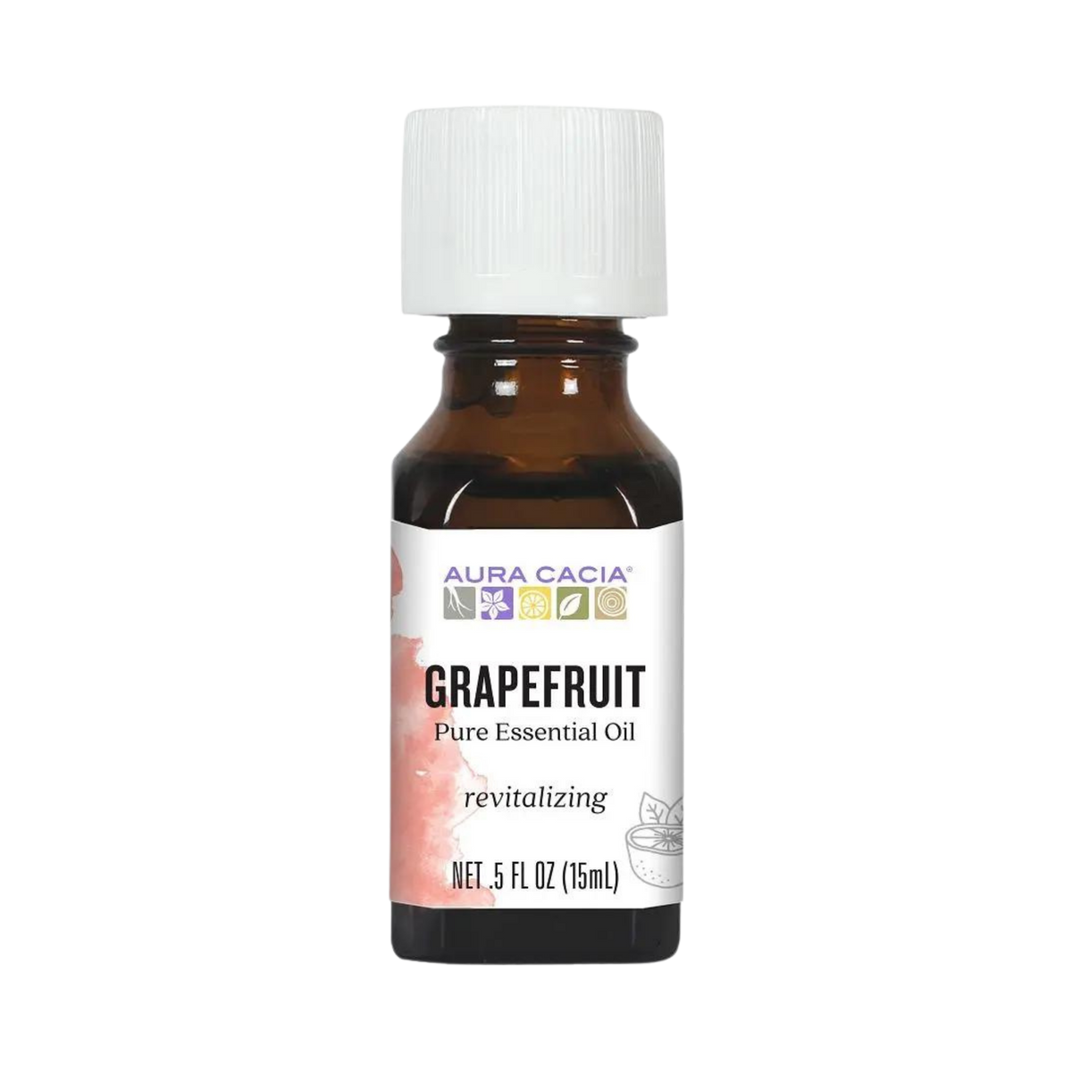 Aura Cacia, Grapefruit Essential Oil, 0.5 Oz