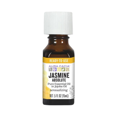 Aura Cacia, Essential Oil, Jasmine Absolute, 0.5 Oz