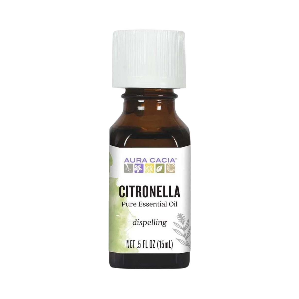 Aura Cacia, Citronella Essential Oil, 0.5 Oz