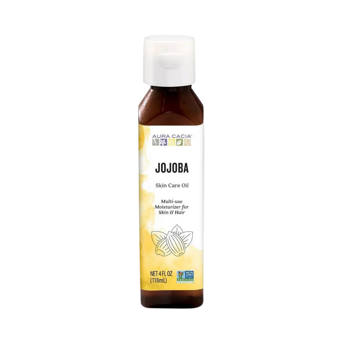 Aura Cacia, Skin Care Oil, Jojoba, 4 Oz