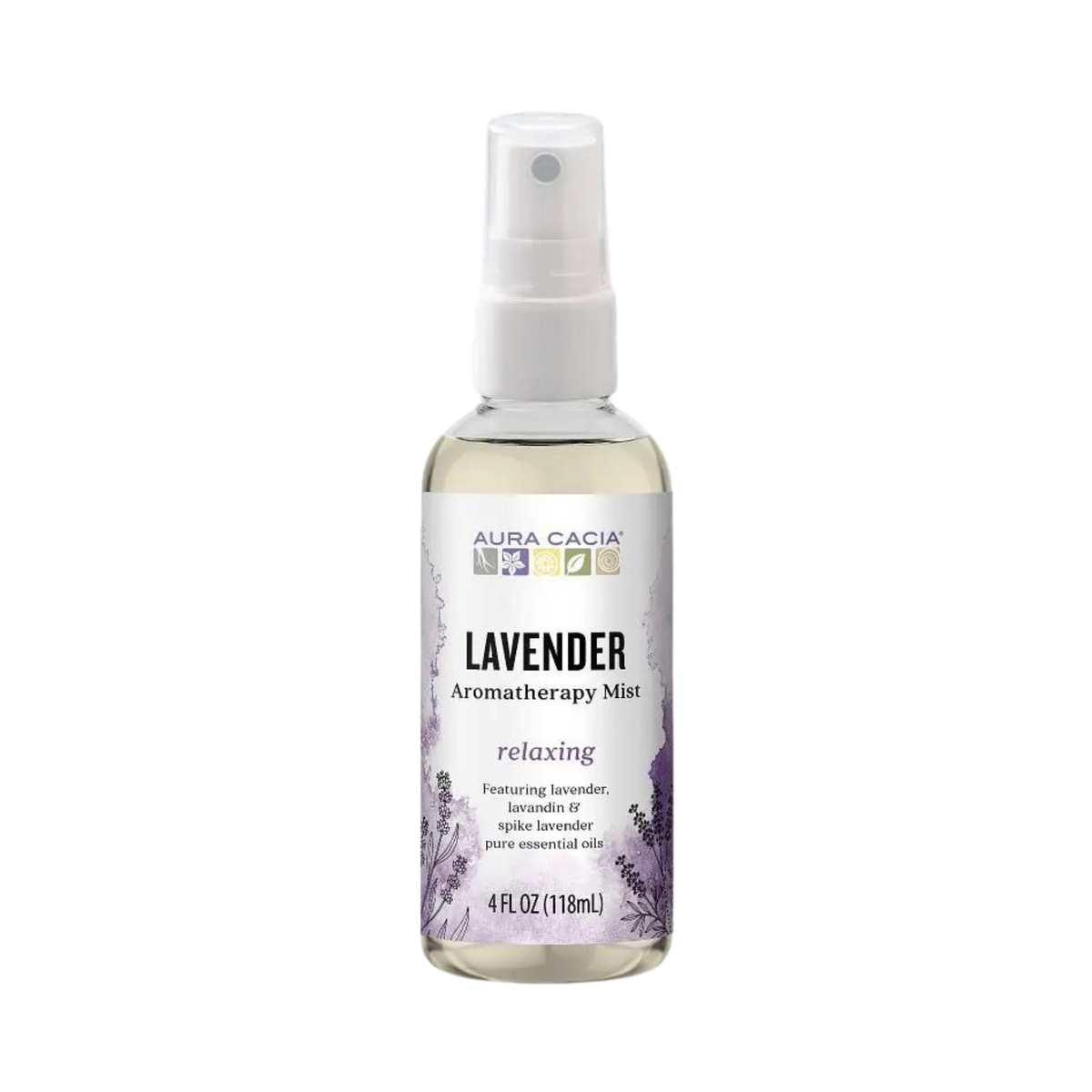 Aura Cacia, Aromatherapy Mist, Lavender, 4 Oz