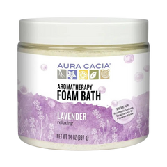 Aura Cacia, Foam Bath, Relaxing Lavender, 14 Oz